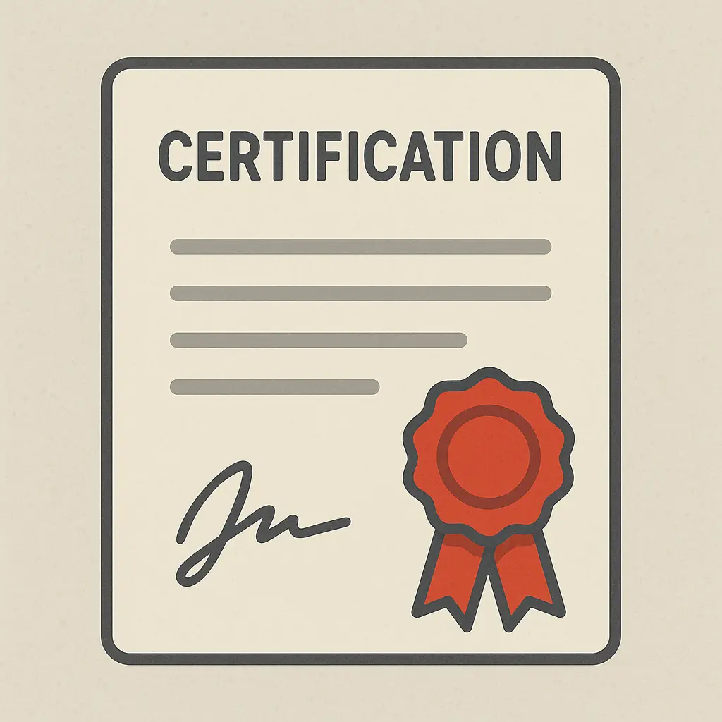 Certifications and Achievements